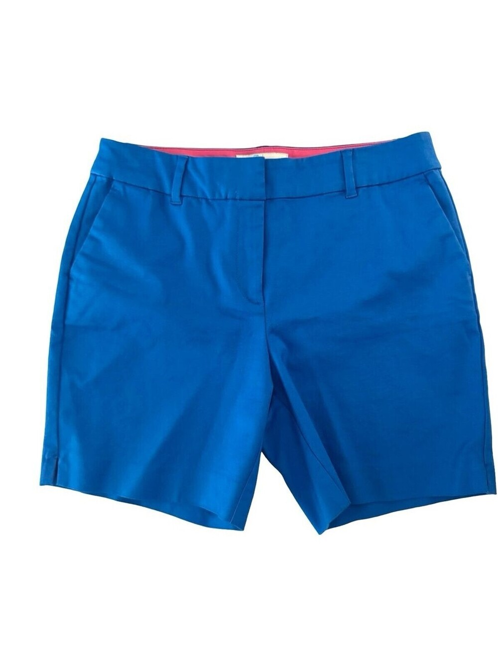 Boden Blue Chino Shorts Women's Size 6 Cotton Stretch Tailored Preppy Summer